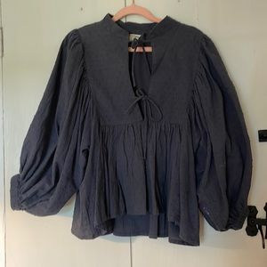 Opia Billowed Sleeve Top